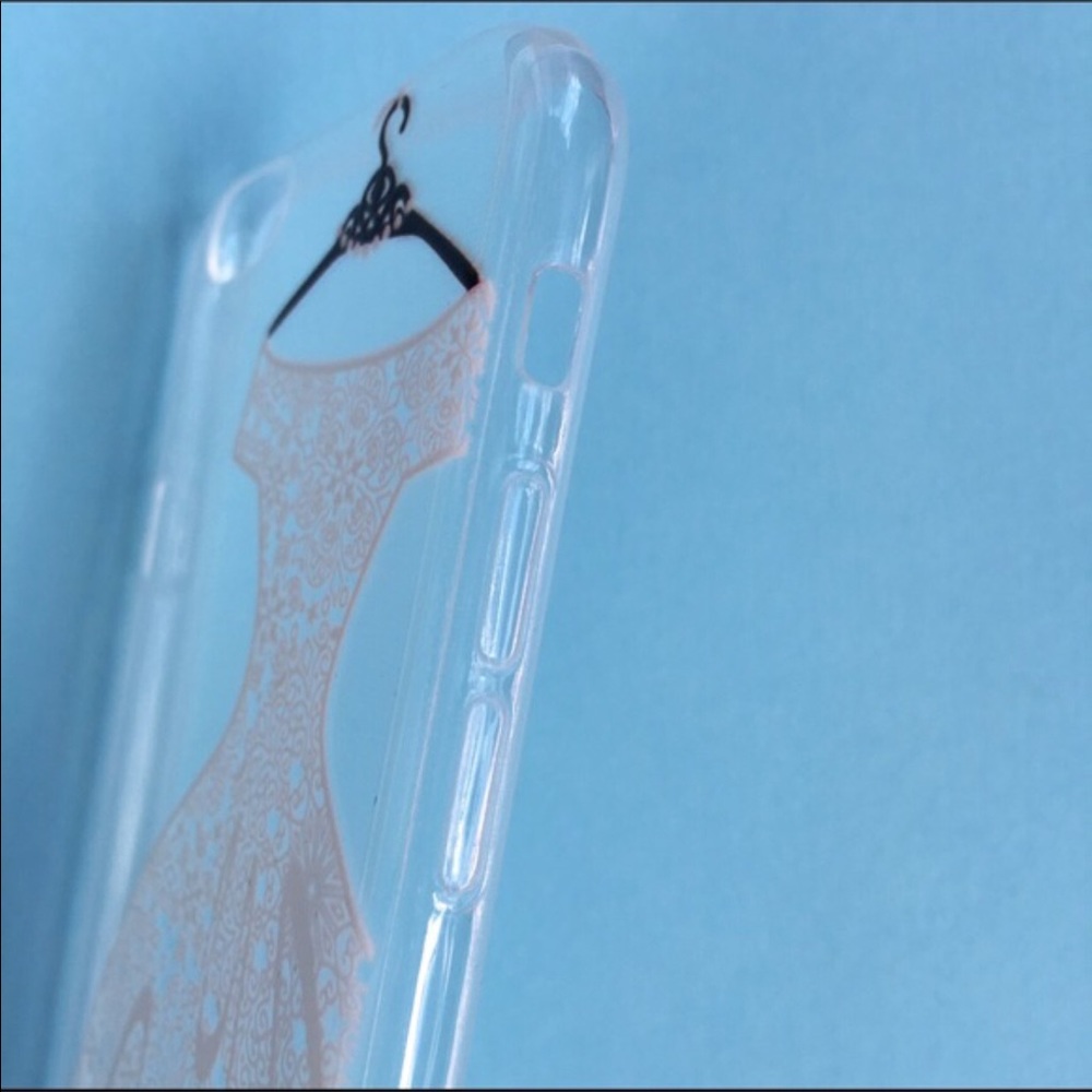 White Lace Dress Clear iPhone Case for 7 or 7 Plus - Picture 3 of 3