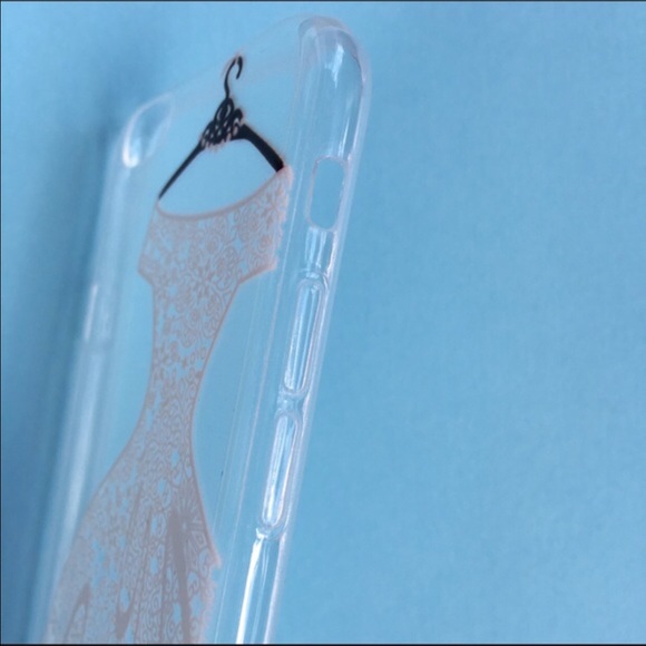 White Lace Dress Clear iPhone Case for 7 or 7 Plus - Picture 3 of 3