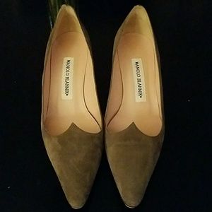 Suede Manolo Blahnik 37