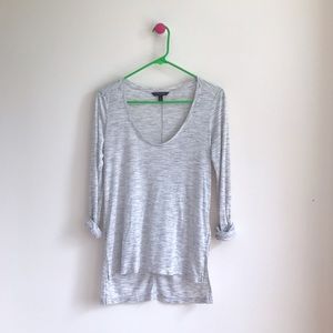 Banana Republic heathered gray high low top