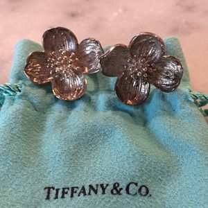 Tiffany flower earrings