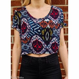 Women's jungle style crop top