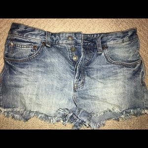 Free people cutoff shorts