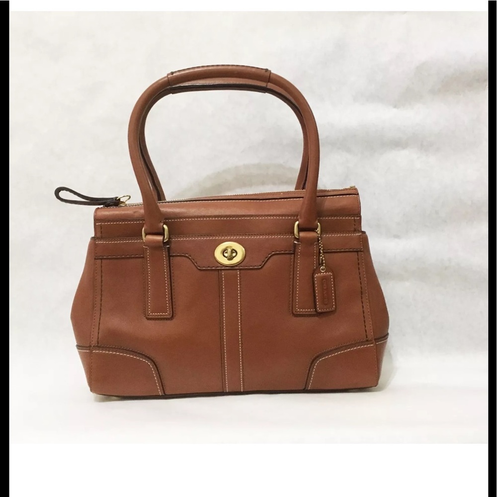 COACH HAMPTON Leather Satchel -Excellent Condition