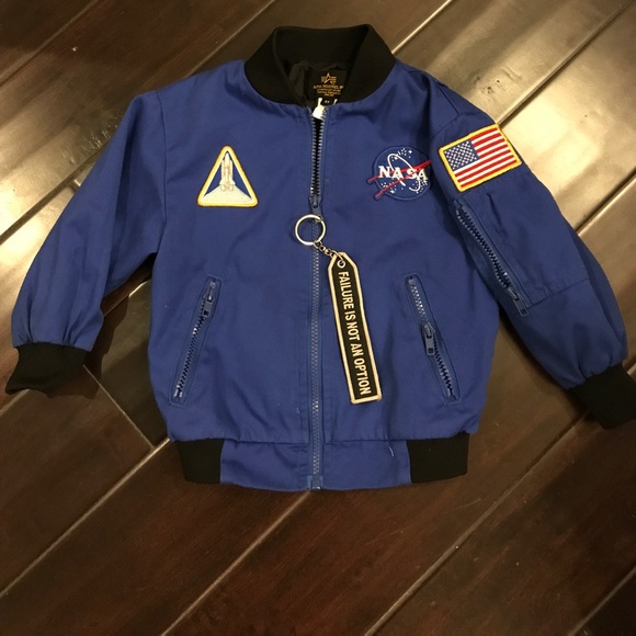 nasa jacket blue