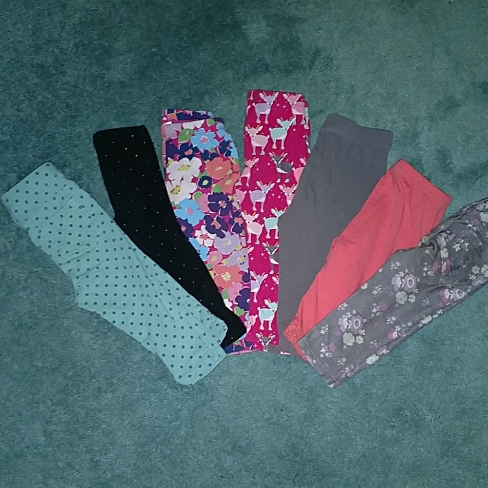 🎆SOLD🎆 Lot of 7 leggings (18 months)