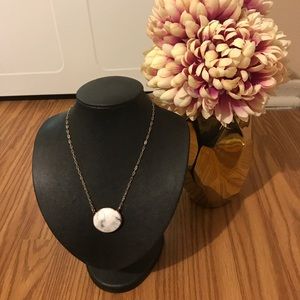 Marbled Semi Precious Stone Necklace