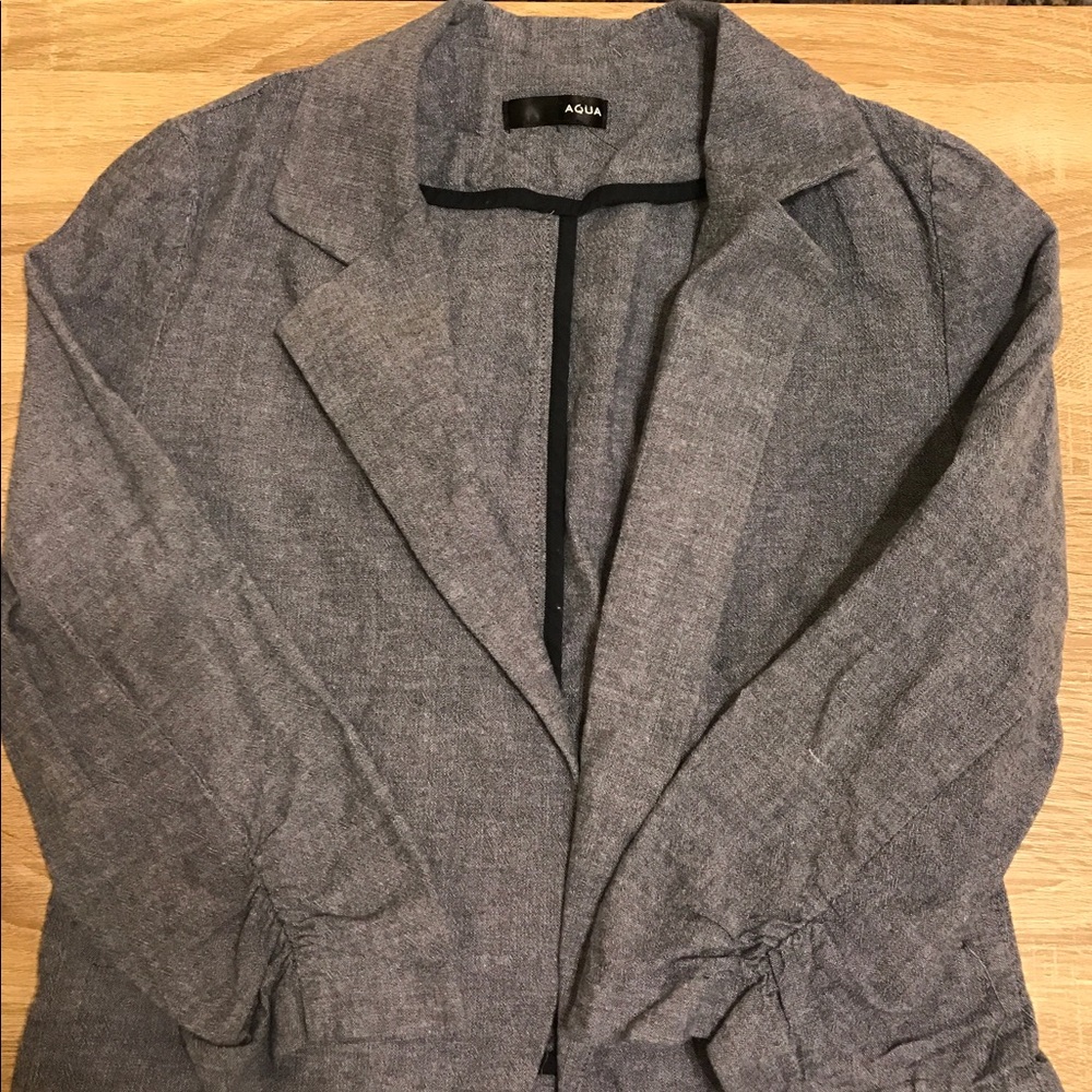 Aqua • Chambray Blazer