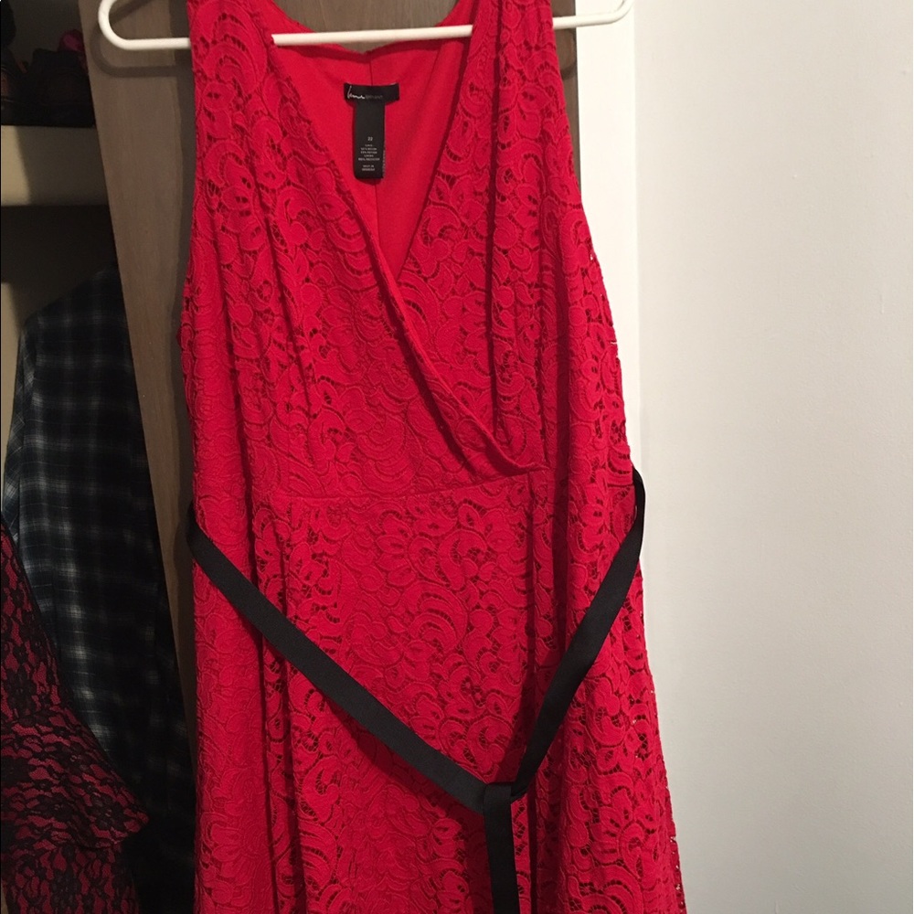 Red dress