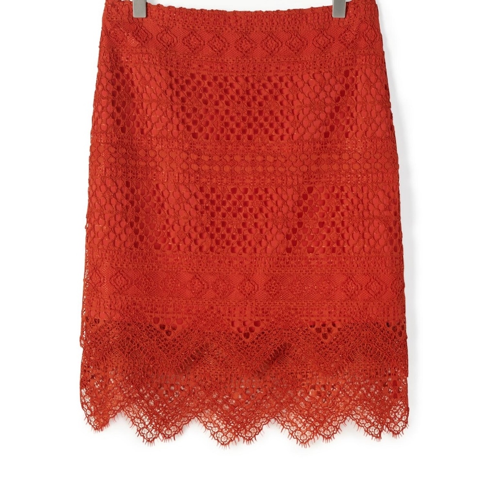 Banana Republic Lace Pencil Skirt
