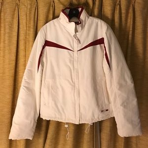 Zara White Winter Jacket