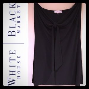 White House Black Market strapless Tunic Blouse
