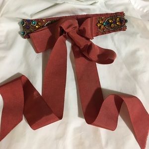 Beaded and Jeweled Sash