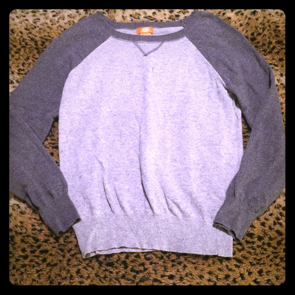 🔥Joe FRESH Gray two toned Sweater 1/4 Sleeve Top