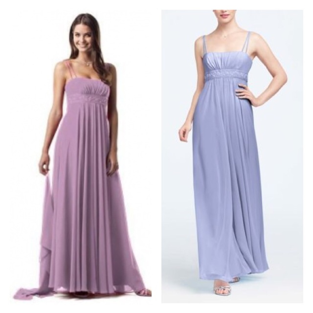 David's Bridal Spaghetti Strap Dress