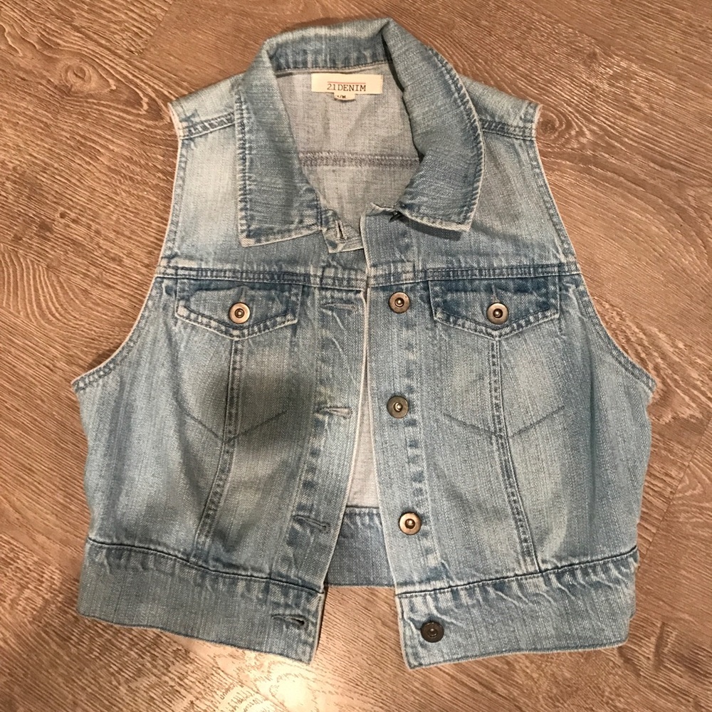 Denim vest