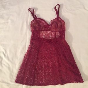 Victoria's Secret Lace Slip On Lingerie Size Small