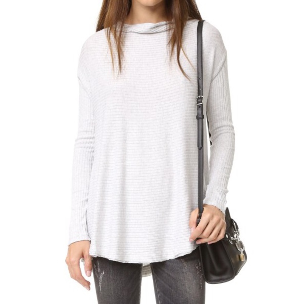 New Free People split back pullover