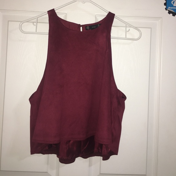 Suede top - Picture 1 of 2