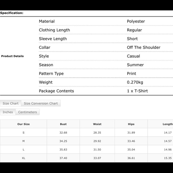 Off the Shoulder Tribal Crop Top - Picture 4 of 6