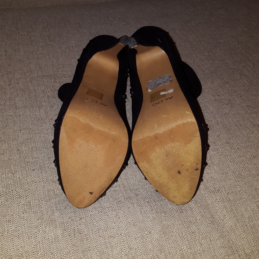 🌟SALE🌟 Aldo black studded booties and/or boots - Picture 5 of 7