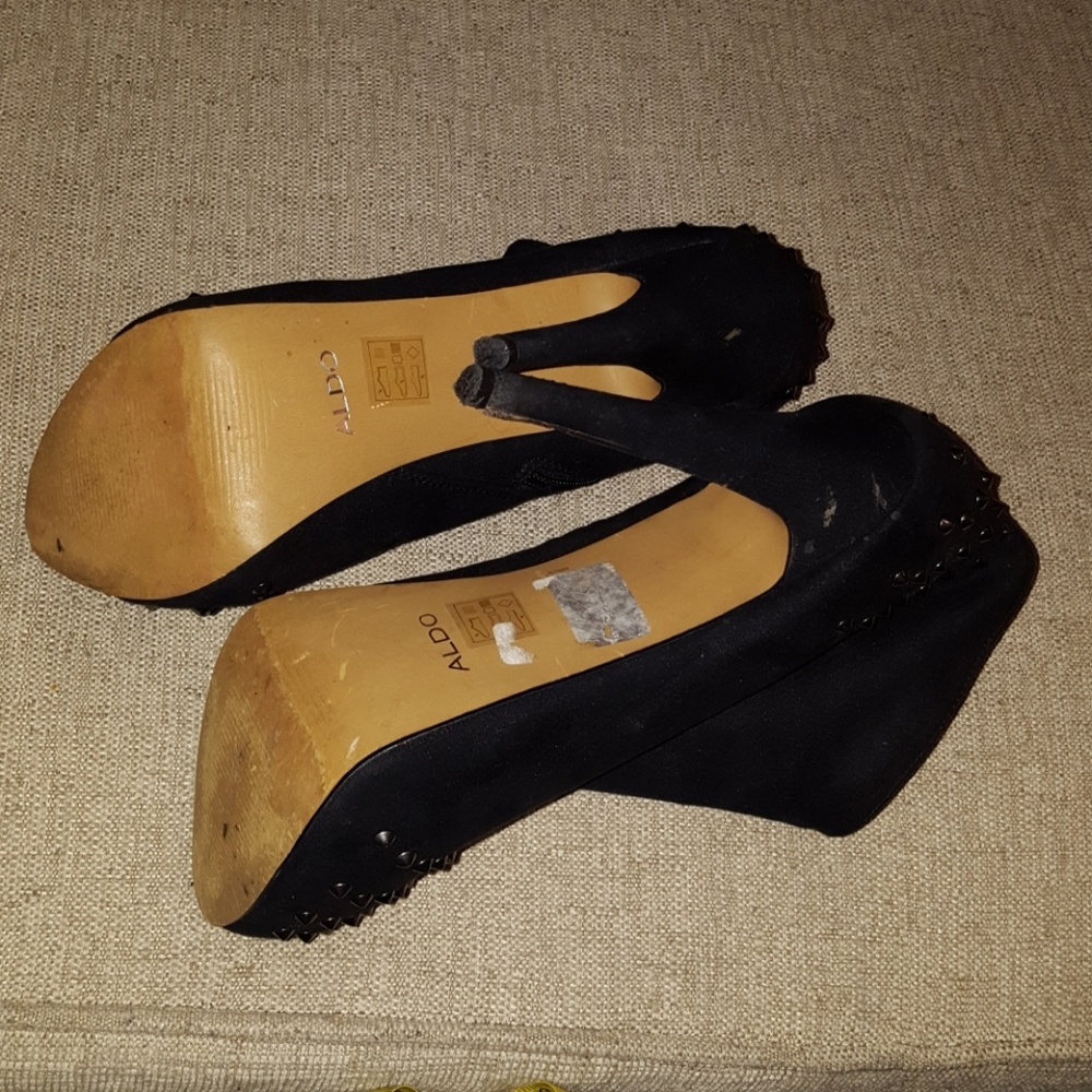 🌟SALE🌟 Aldo black studded booties and/or boots - Picture 6 of 7