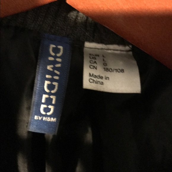 H&M Divided Grey Peacoat - Picture 2 of 3