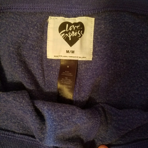 Express sweatpants lounge wear medium blue - Picture 2 of 2