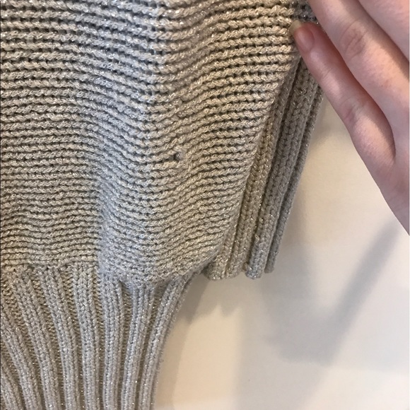 Silver crochet tunic sweater ❤ - Picture 4 of 4