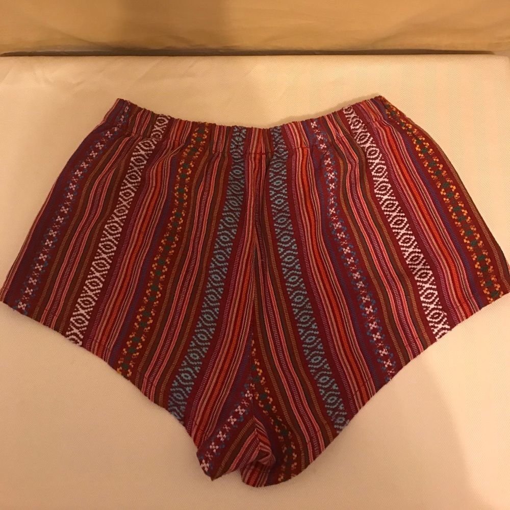 Spanish inspired tribal shorts