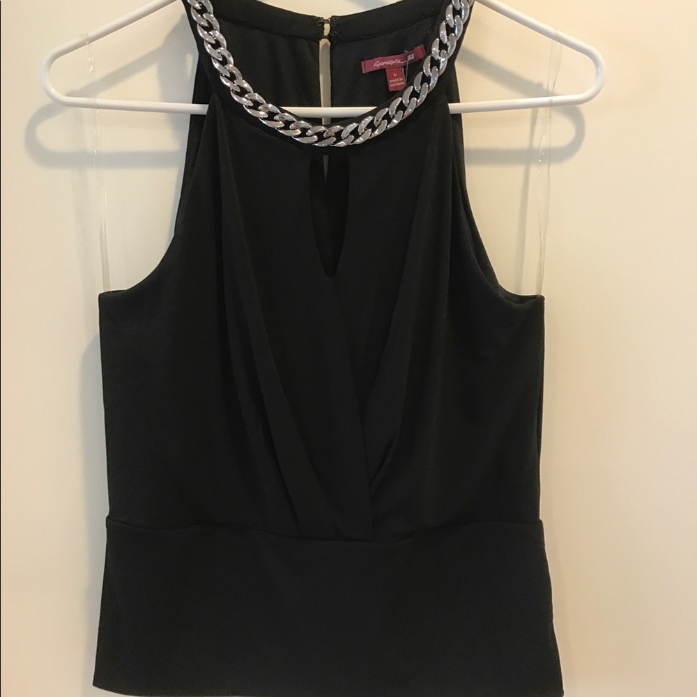 Black dressy crop top!