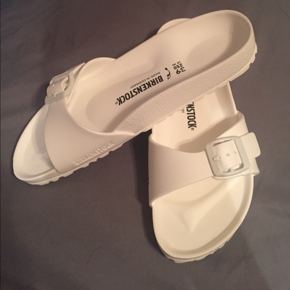 white eva birkenstock 39
