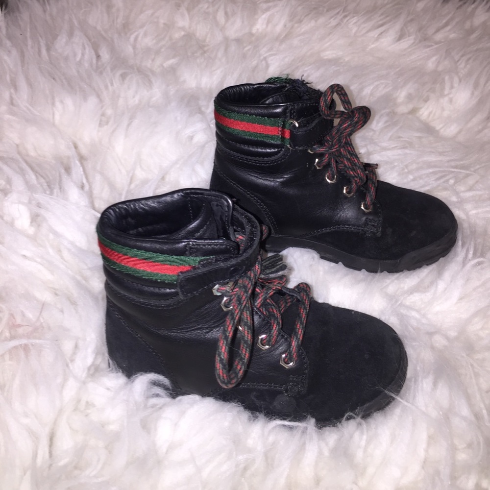 Gucci unisex toddler boots