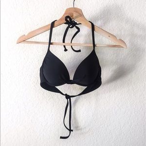 Old Navy Black Halter Bikini Top