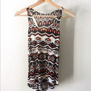 Tribal Pattern Tank Top
