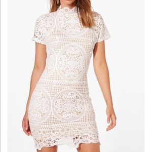 Sara Crochet Lace Bodycon Dress
