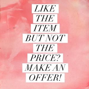 Offers are always welcome 💕