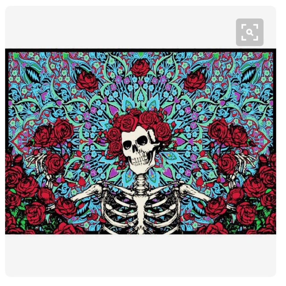 Urban Outfitters Grateful Dead Tapestry ☠️🌹
