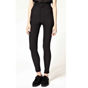 American Apparel black high waisted riding pants