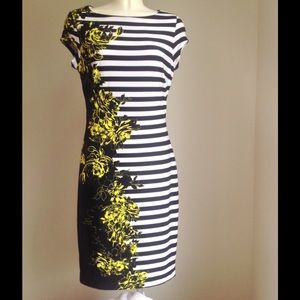 NWT! GREAT Floral Cache' Dress w/Accessories Sz 4