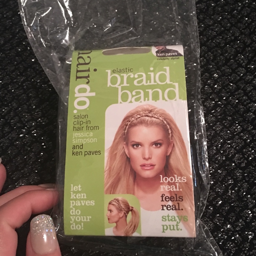 Hairdo Braided headband in black