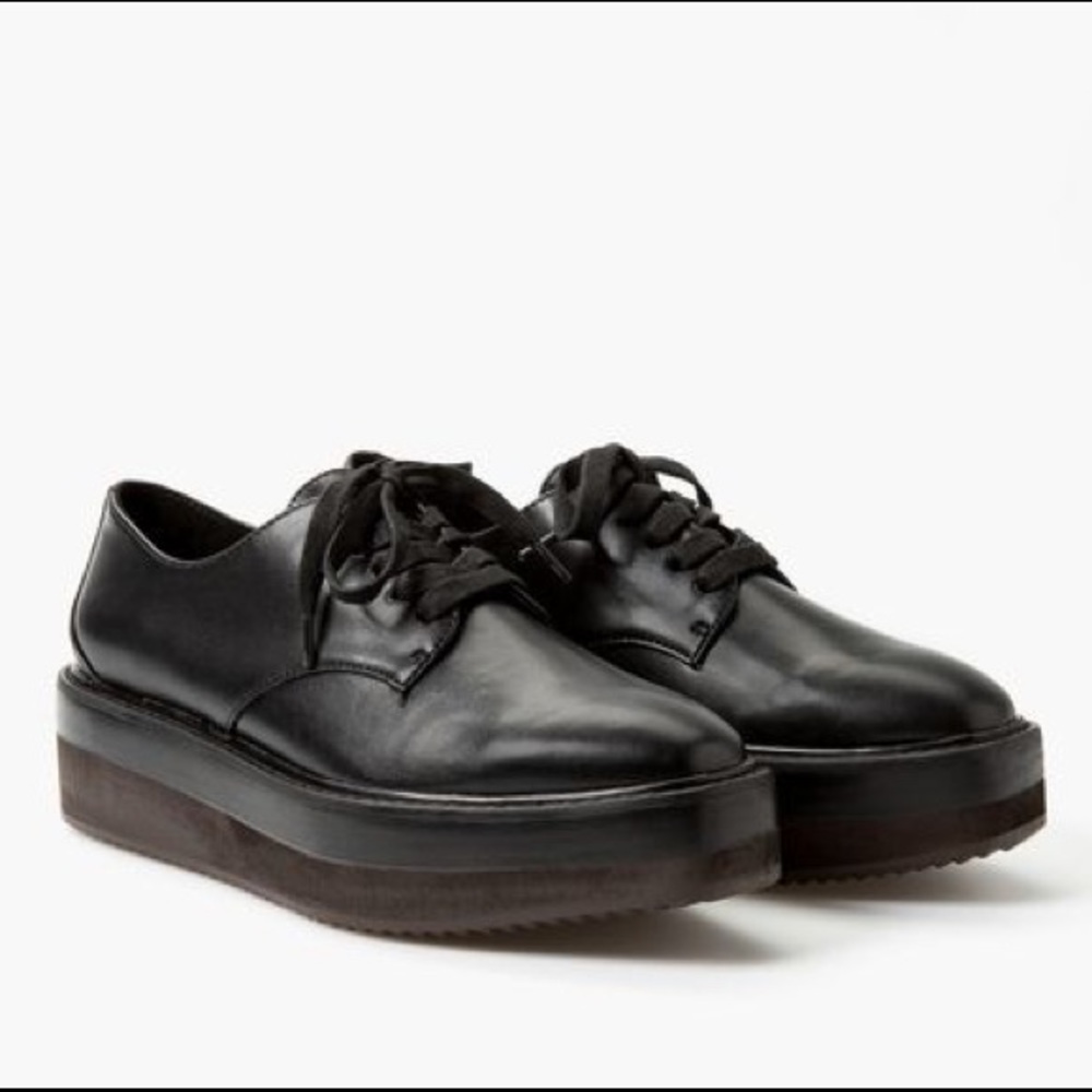 Mango Black Platform Shoes