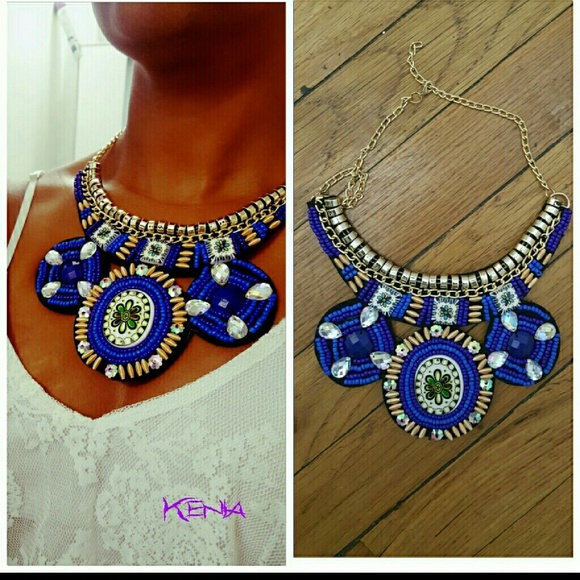 Jewelry - Statement short necklace Nation style handmade Col