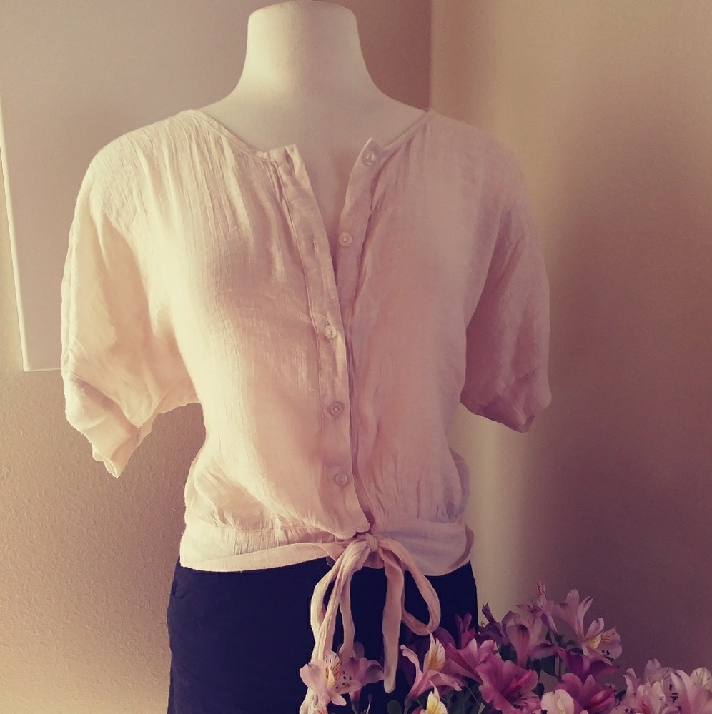 Romantic Cream Top