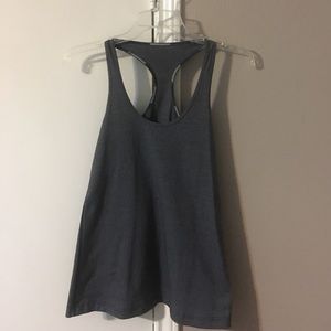 Black & white stripped racer back tank