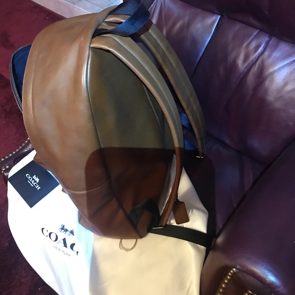 All Leather Coach BackPack