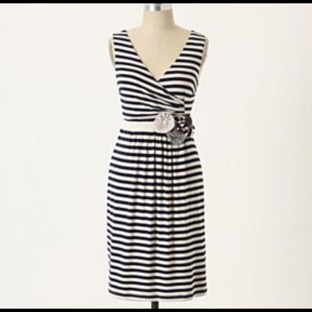 Anthro Faux Wrap Dress