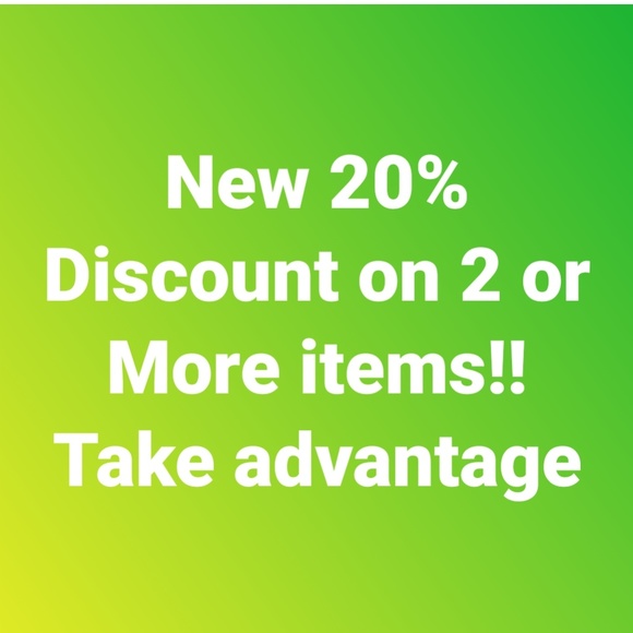 Bundle discount is at just 2 or more items - Picture 1 of 1
