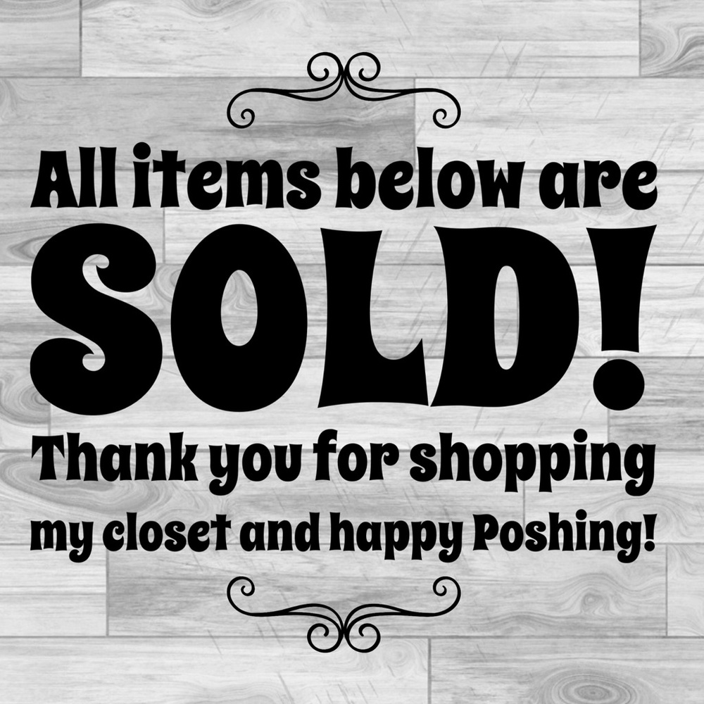 🛑Items below are SOLD🛑