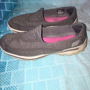 Dark gray Skechers Go-Walks